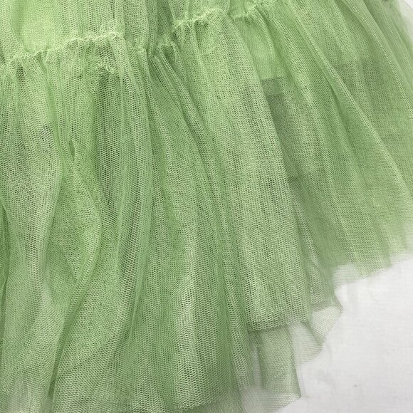 Alice + Olivia Chara Pistachio Green Tulle Midi Dress 8 - Picture 13 of 16